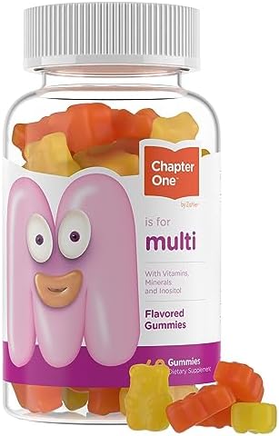 Zahler – Chapter One Kids Multivitamin Gummy with 13 Vitamins & Nutrients (60 Flavored Gummies) – Certified Kosher Kids Vitamins Including Vitamin C, D3, Zinc & More – Delicious Multivitamin Gummies