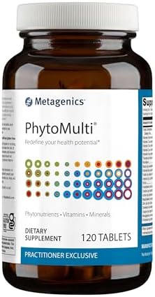 Metagenics PhytoMulti Without Iron – Daily Multivitamin Supplement with Phytonutrients, Vitamins and Minerals for Multidimensional Health Support – 120 Tablets, 60 Day Supply